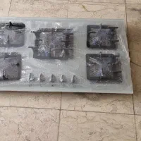 اجاق گاز رومیزی شیشه ای سفید اکنبد