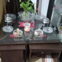 میز جلو مبلی با ۴ عسلی سالم بدون خط و خش