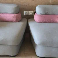 مبل راحتی ۷ نفره طرح سنگی در حد نو