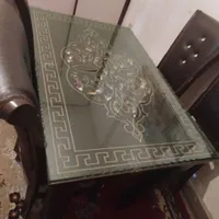 میز نهارخوری 4نفره سالم خط خش جزعی|میز و صندلی غذاخوری|دورود, |دیوار