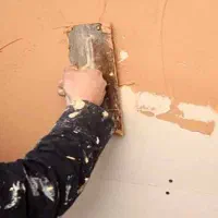 گل و گچ و سفید ساده ساختمان