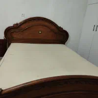 تخت خواب 2نفره چوب|تخت و سرویس خواب|شاندیز, |دیوار