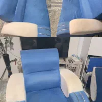 مبل هفت نفره سفید آبی|مبلمان خانگی و میز عسلی|شیراز, فضل‌آباد|دیوار