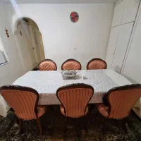 مبل استیل همراه با میز ناهار خوری|مبلمان خانگی و میز عسلی|تهران, اکباتان|دیوار