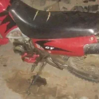 متور تریل 200پیشرو  اگزوز تازه تمیر بدون روغن سوزی