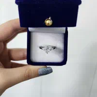 انگشتر دو لاین تک نگین نقره اصل ۹۲۵|بدلیجات|کرمانشاه, |دیوار