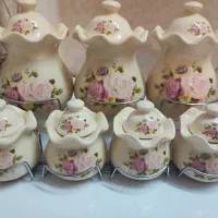 سرویس پا سماوری هفت پارچه نو برند مسینا