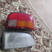 یک جفت چراغ جلو وخطر عقب پراید|قطعات یدکی و لوازم جانبی|گلبهار, |دیوار