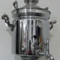 سماور گازی استیل بزرگ ۲۰ لیتری سالم و ترو تمیز