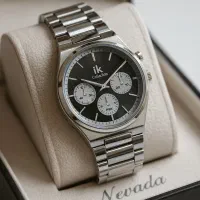 ساعت استیل ضد خش طرح سه موتوره (کف قیمت بازار)