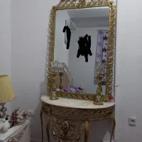 آیینه شمعدان برنز