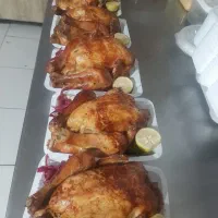 مرغ بریان زعفرونی