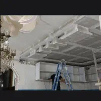 اجرای سقف کاذب،کناف،تایل60/60،پی‌ وی سی