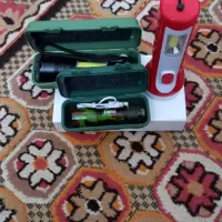 سه‌عدد‌چراغ‌‌قوه‌‌‌شارژی‌‌‌‌ویک‌عددلیزر‌‌برد‌بالا‌