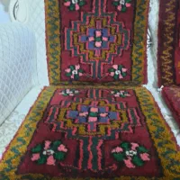 فرش دستباف رو صندلی ماشین|گلیم، جاجیم، گبه|نسیمشهر, |دیوار