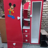 کمد بچه وبزرگ سال رنگ قرمز قشنگ|جاکفشی، کمد، دراور|ورامین, ورامین|دیوار