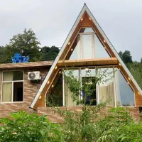 کلبه سویسی سه خواب جنگلی واقعی در دل طبیعت|اجارهٔ کوتاهمدت ویلا و باغ|ماسال, |دیوار