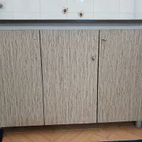 کابینت 3در زیر ظرفشویی وسینک لگن راست وگاز 5شعله