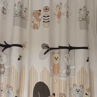 ست پرده و لوستر و آباژور کودک