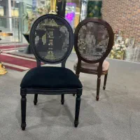 صندلی مدل ثانیان/تالار عقد قهوه ای مشکی پتینه