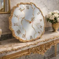 ساعت رزینی و تابلو جاکلیدی