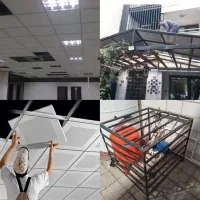 نصاب سقف کاذب جوشکاری دیوارپوش،ساخت اتاقک(اقتصادی