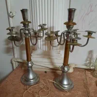 یک جفت شمعدان|چراغ خواب و آباژور|مشهد, نوید|دیوار
