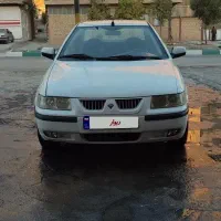 سمند LX 89 دوگانه فابریک سفید|خودرو سواری و وانت|کرمانشاه, |دیوار