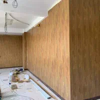 دیوارپوش pvc روکشدار  و براق و ضد ضربه pvc