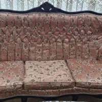 مبلمان ۹نفره کلاسیک با دومیزبان و میز جلومبلی چوبی|مبلمان خانگی و میز عسلی|تهران, نارمک جنوبی|دیوار