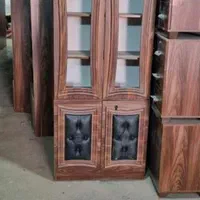 کتابخانه با درب و شبکه ای/استند/شلف|کتابخانه، شلف، قفسههای دیواری|سنندج, |دیوار