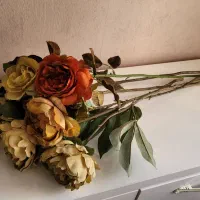 ۶ شاخه گل مصنوعی بلند قابل شستشو خارجی