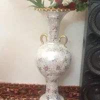 گلدان آینه کاری