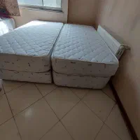 فروش فوری تشک میترا پردیس+ باکس+ محافظ در حد نو
