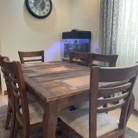 میز نهارخوری ۶ نفره نراد در حد نو