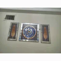 تابلو بزرگ س تیکه نو سالم|تابلو، نقاشی، عکس|بومهن, |دیوار