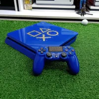 پلی استیشن4 اسلیم رنگ خاص و کمیاب آبی باندل یک ترا|کنسول، بازی ویدئویی و آنلاین|قائم‌شهر, |دیوار