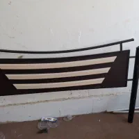 تخت دونفره فرفرژه چوب وفلز باکفی،فلز