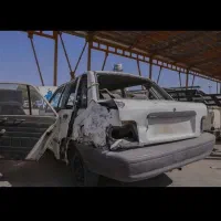 پراید تصادفی فرسوده