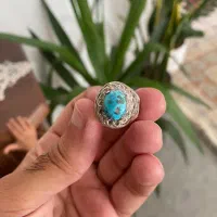 انگشتر نقره فیروزه اسپرت
