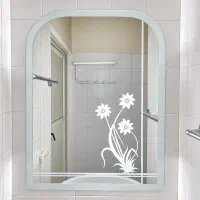 آینه چراغ‌دار شیک سرویس بهداشتی