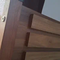 تخت دوطبقه جنس فلزوچوب درحد نو|تخت و سرویس خواب|گرمسار, |دیوار