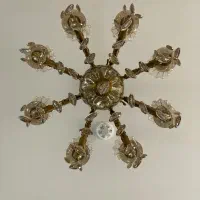 لوستر برنز لوکس ساخت اصفهان. ۸ شاخه و ۶ شاخه|لوستر و چراغ آویز|بجنورد, |دیوار