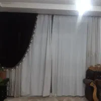 پرده پذیرایی و اشپزخانه