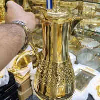 فلاسک استیل فول طلایی اماراتی برند پیلسیمو دبی|ظروف نگهدارنده، پلاستیکی، یک‌بارمصرف|مشهد, امام رضا (ع)|دیوار