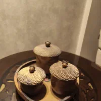 ظرف شکلات خوری چوبی