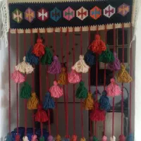 پرده دستباف سنتی