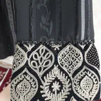 مانتو مجلسی  سنگ کاری شده