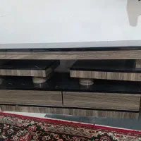 زیر تلویزیونی چوبی