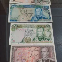 چهار قطعه اسکناس قدیمی سالم وتانخورده|کلکسیون سکه، تمبر، اسکناس|کرج, گلشهر|دیوار